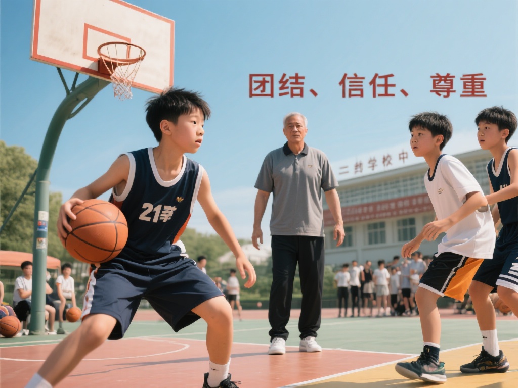 在一些学校中，体育教育注入了德育的元素。以著名篮球