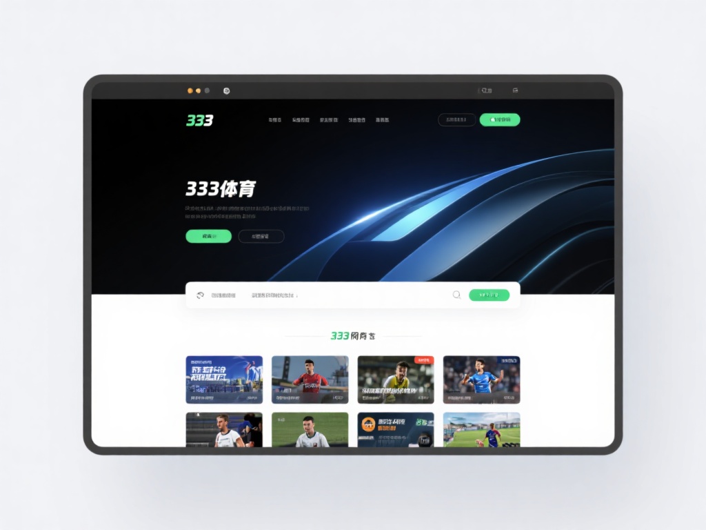 进入333体育网页，你会发现页面设计十分简洁，但不