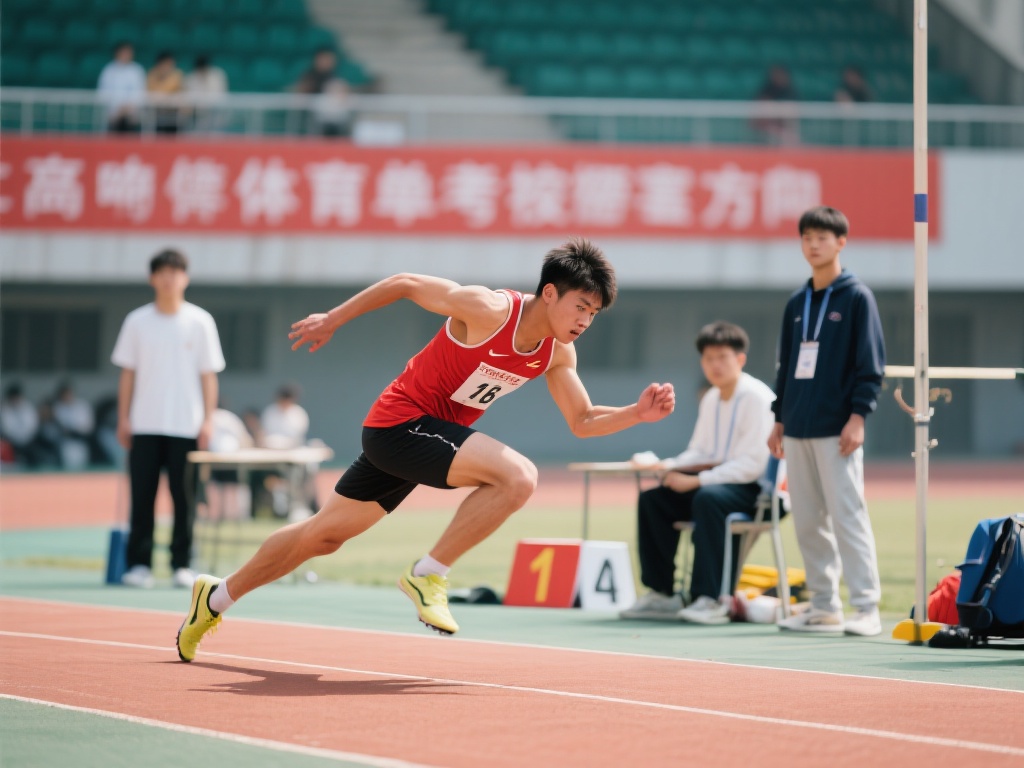 相比高考的严峻竞争，体育单招更注重专业特长的体现，